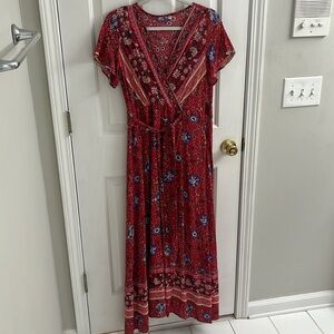 Boho Maxi Dress size XL